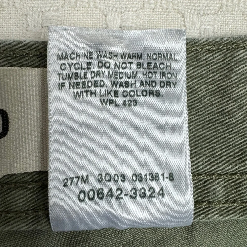 Levis Cargo Pants Utility Gorpcore Men 32x32 (fit 32x30) Green Military Y2K Work